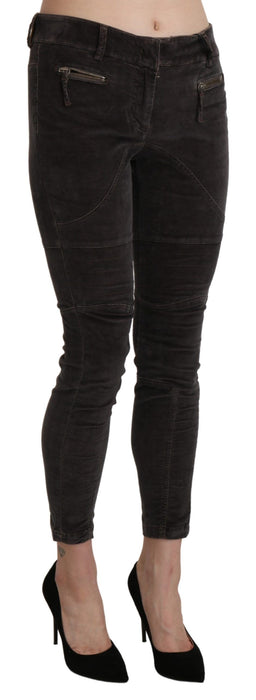 Ermanno Scervino Chic Brown Capri Cropped Pants