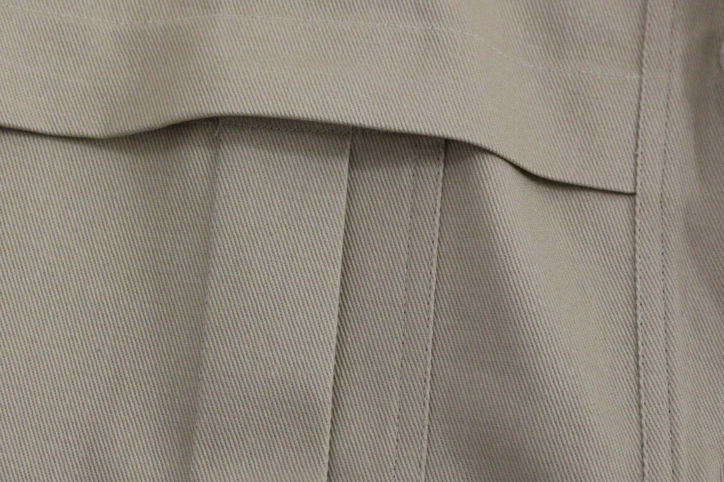 Andrea Incontri Sleeveless Beige Cotton Tank Top with Brooches