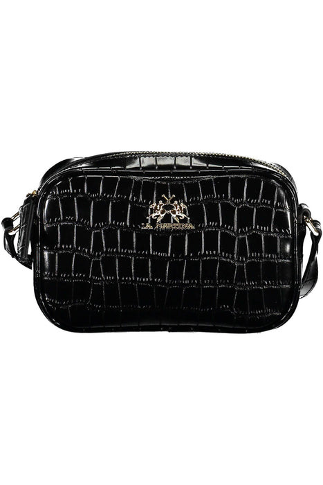 La Martina Black Polyethylene Women Handbag