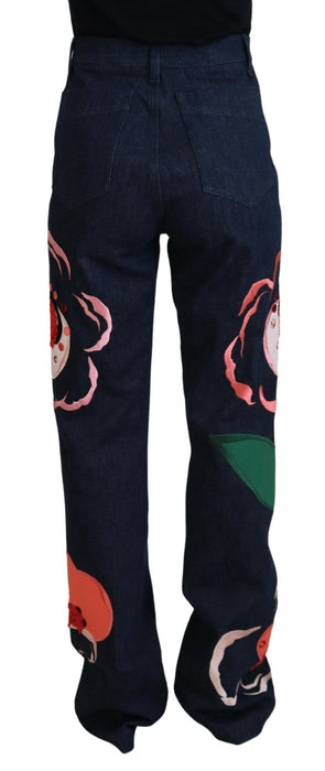 Dolce & Gabbana High Waist Straight-Leg Denim