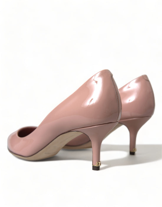 Dolce & Gabbana Pink Patent Stiletto Pumps - Elevate Your Glamour
