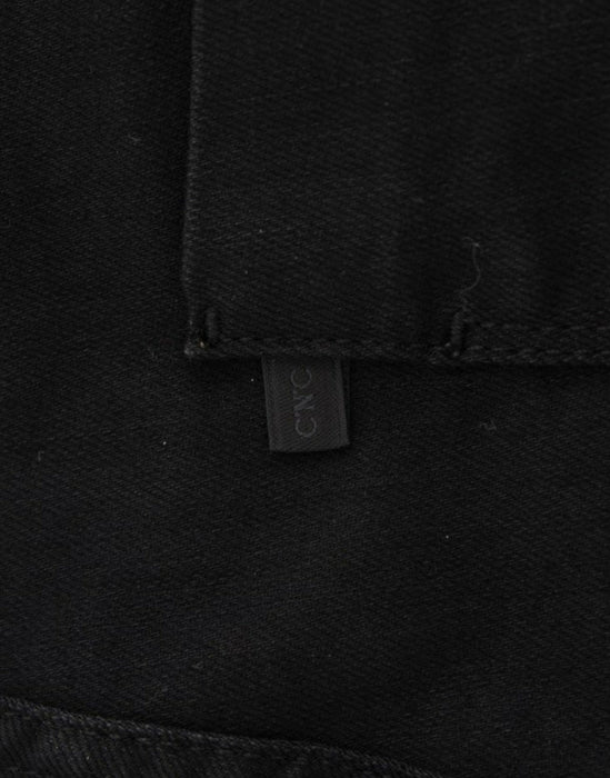 Costume National Elegant Black Straight Leg Jeans