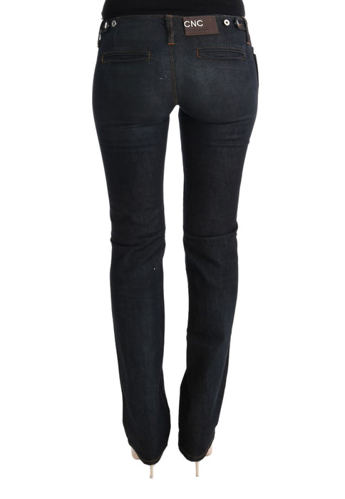 Costume National Chic Gray Slim Fit Denim