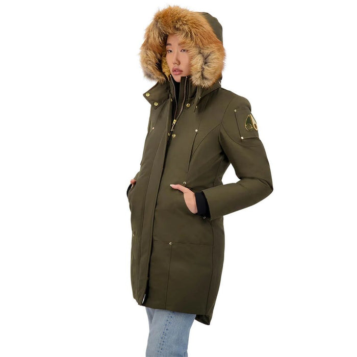 Moose Knuckles Army Cotton Women Parka Jacket