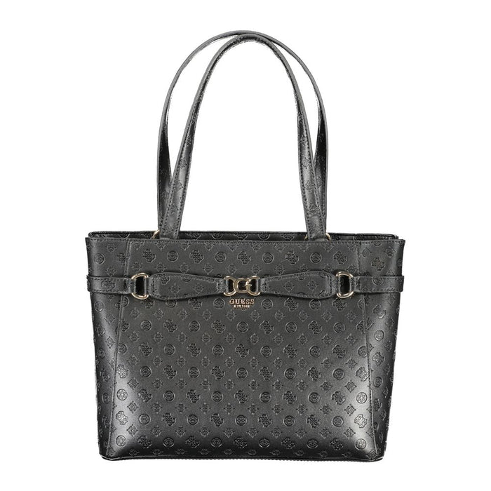 Guess Jeans Black Polyethylene Handbag