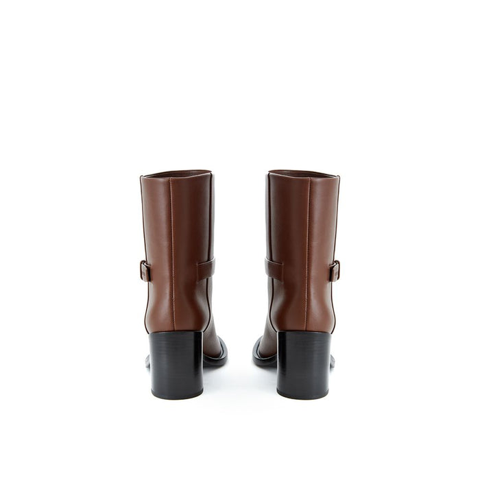 Burberry Brown Leather Boot