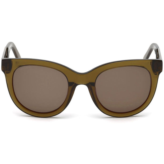 Swarovski Green Plastic Sunglasses