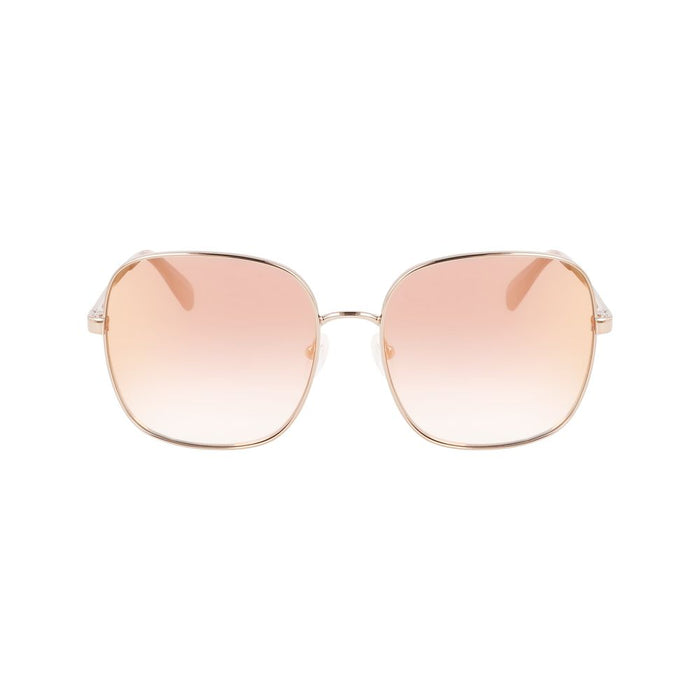 Longchamp Gold Metal Sunglasses