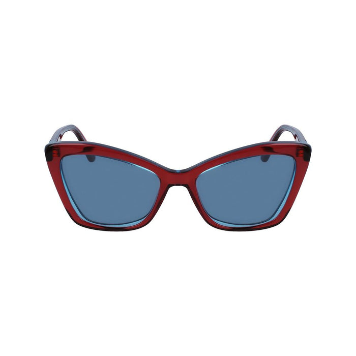 Karl Lagerfeld Red Acetate Sunglasses