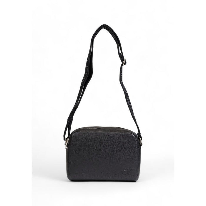 Calvin Klein Black Recycled Polyester Leather Accessory