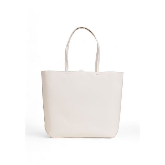 Tommy Hilfiger Cream Polyethylene Handbag