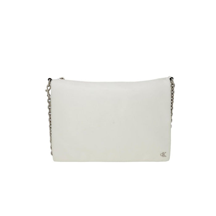 Calvin Klein Cream Recycled Polyester Handbag