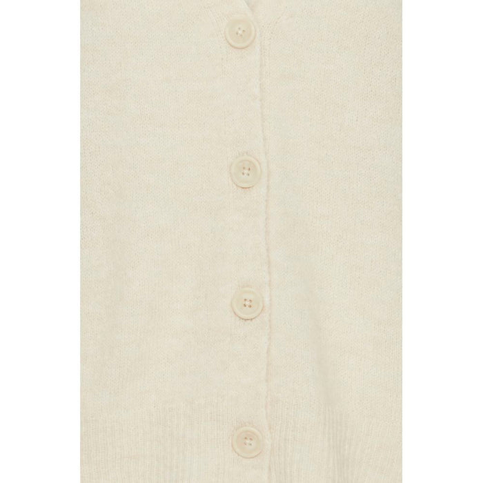 ICHI Beige Acrylic Cardigan