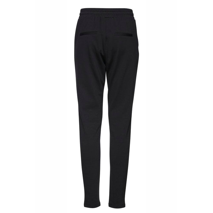 ICHI Black Polyester Jeans & Pant
