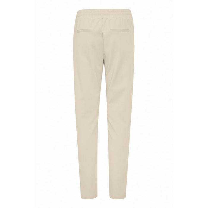ICHI Beige Polyester Jeans & Pant
