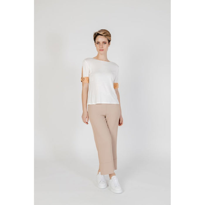 Alviero Martini Prima Classe Beige Viscose Tops & T-Shirt