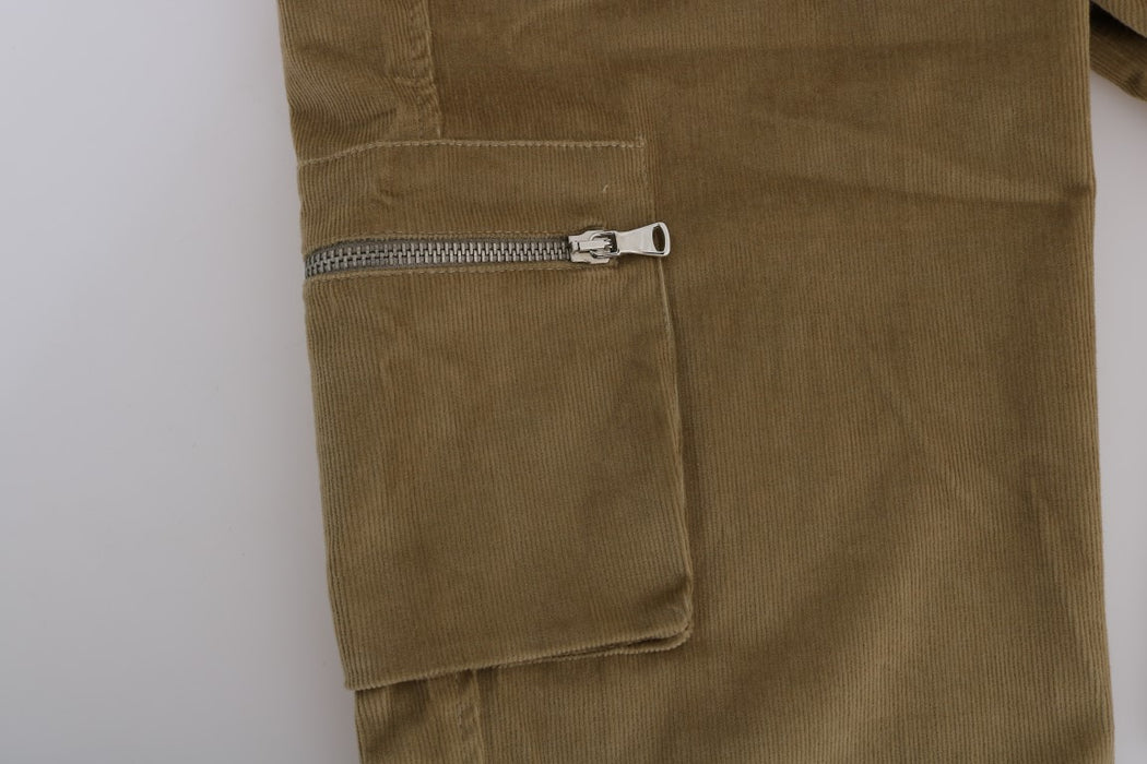 Ermanno Scervino Chic Beige Casual Pants for Sophisticated Style
