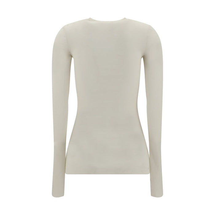 Jil Sander Semi-sheer Long Sleeve Top