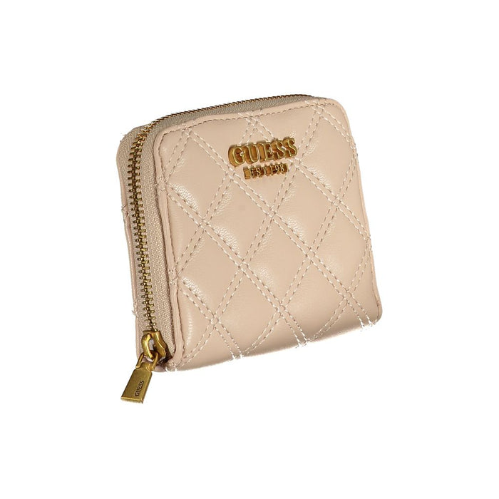 Guess Jeans Beige Polyethylene Wallet