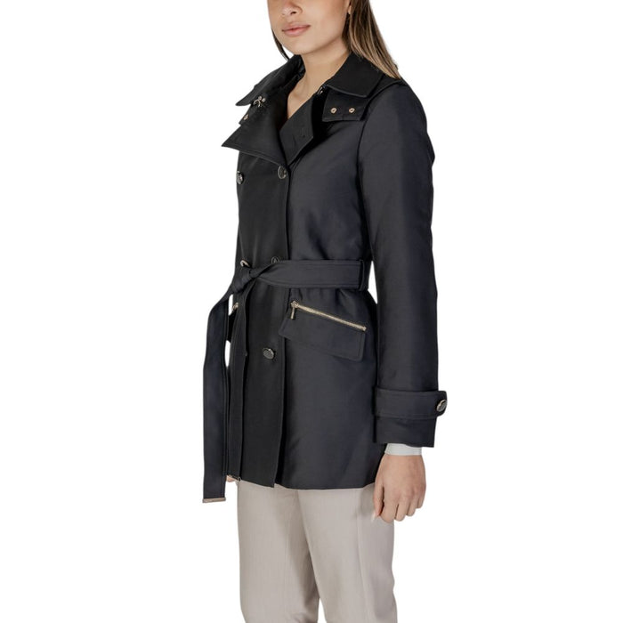 Morgan De Toi Black Polyester Jackets & Coat