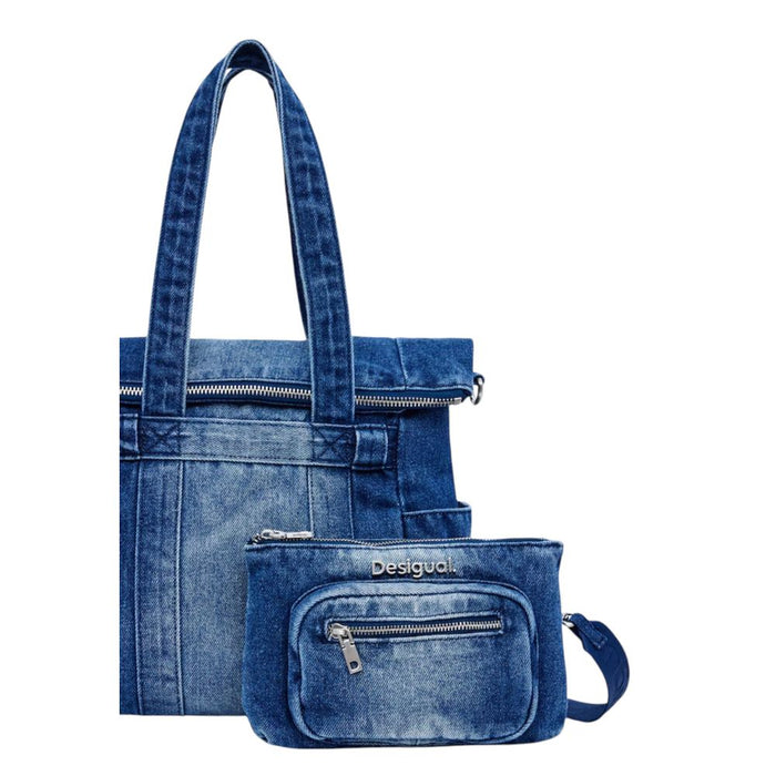 Desigual Blue Polyethylene Backpack