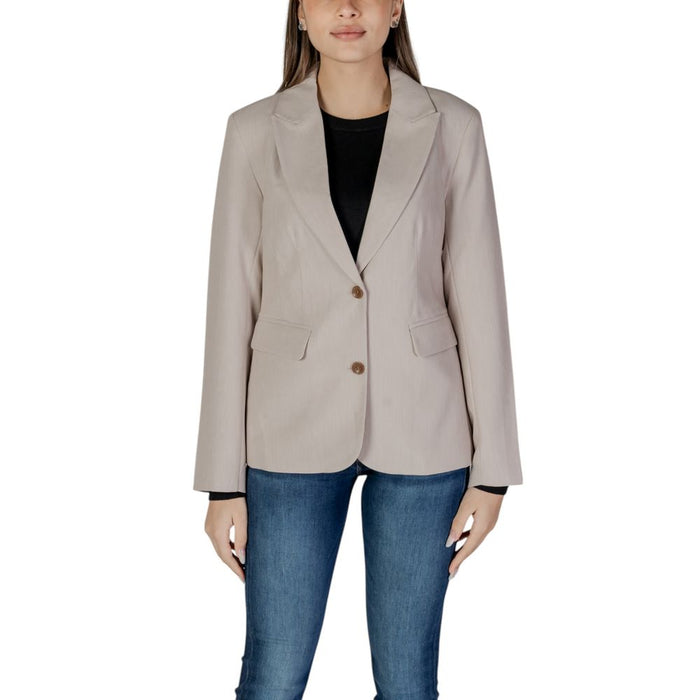 Only Beige Recycled Polyester Suits & Blazer