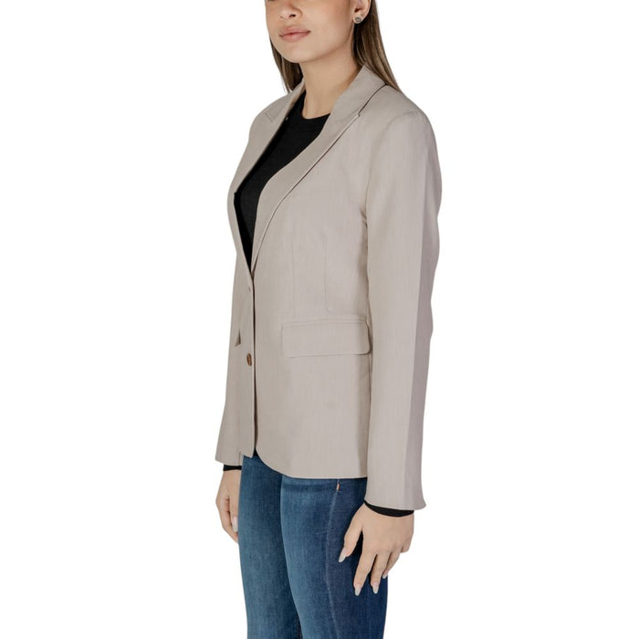 Only Beige Recycled Polyester Suits & Blazer