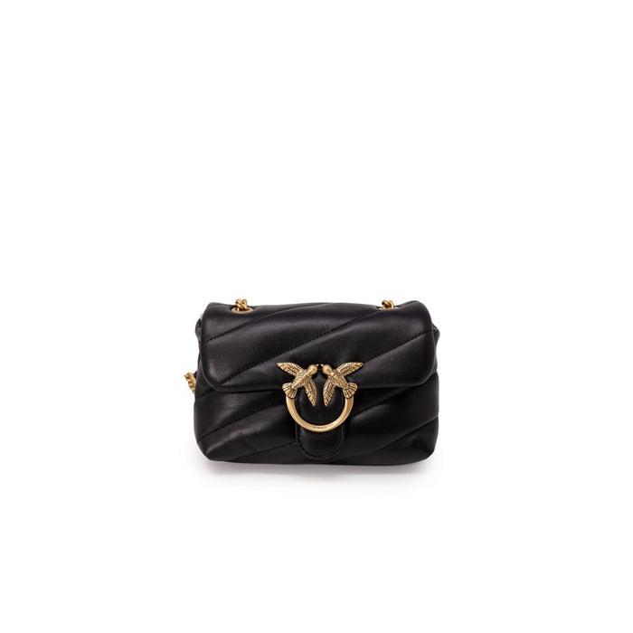 PINKO Black Leather Handbag
