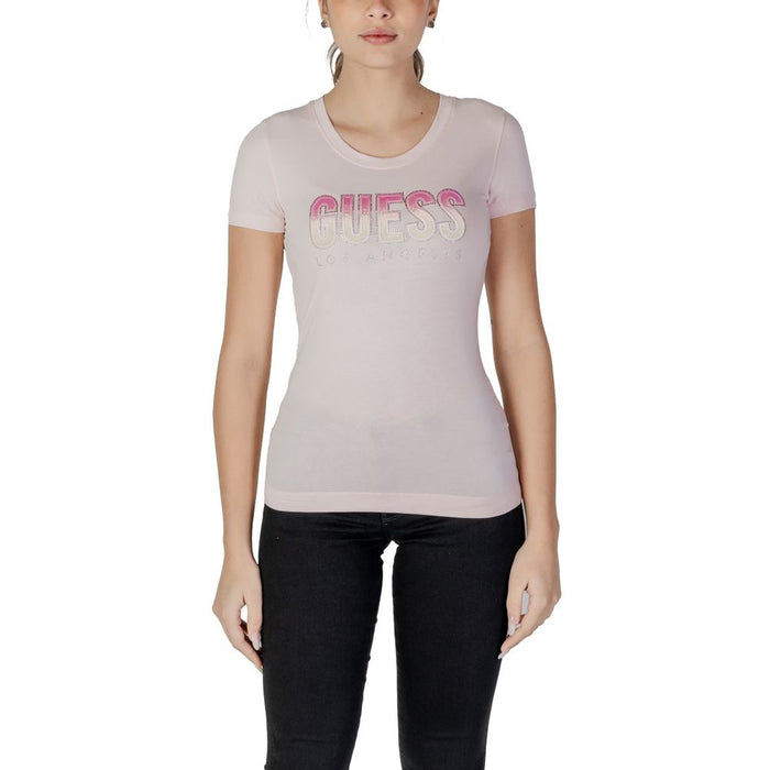 Guess Multicolor Cotton Tops & T-Shirt