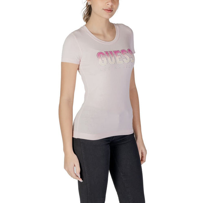 Guess Multicolor Cotton Tops & T-Shirt