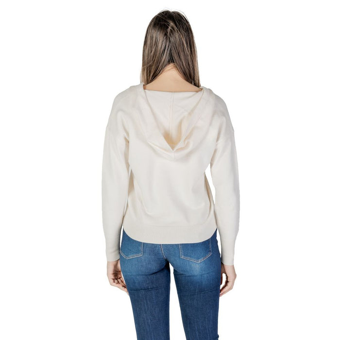 Morgan De Toi Cream Viscose Tops & T-Shirt