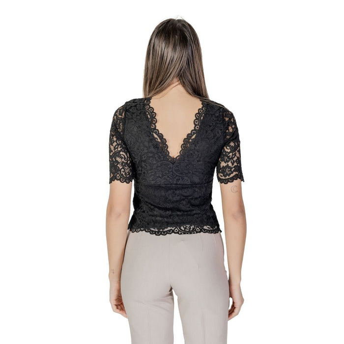 Morgan De Toi Black Polyamide Tops & T-Shirt