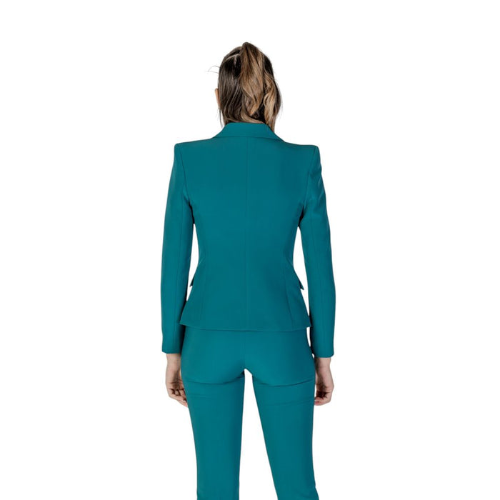 Rinascimento Black Polyester Suits & Blazer