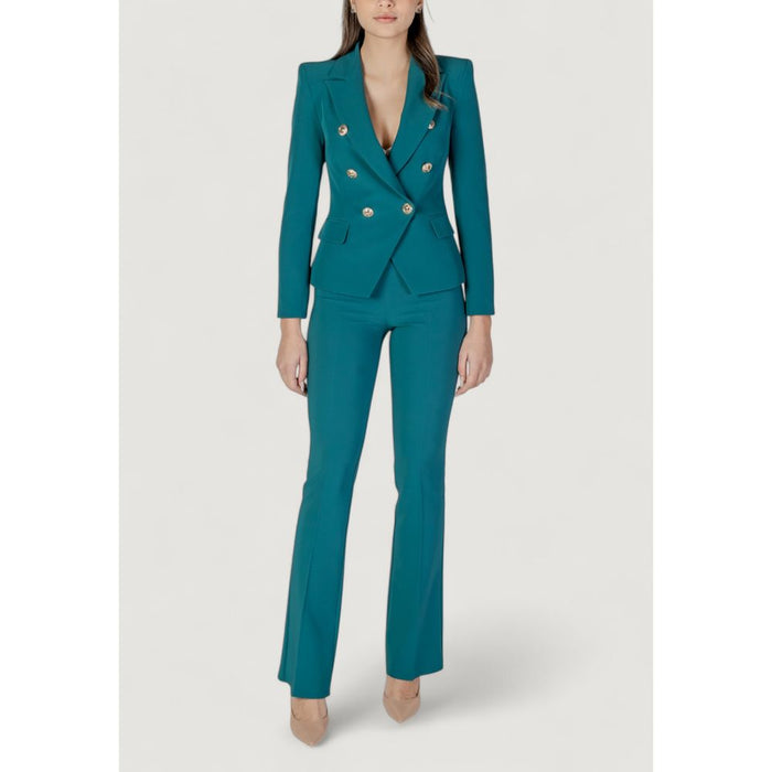 Rinascimento Black Polyester Suits & Blazer