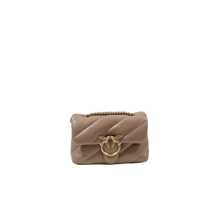 PINKO Beige Leather Handbag
