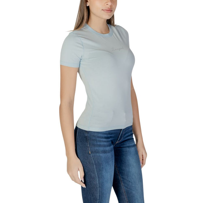 Desigual Blue Cotton Tops & T-Shirt