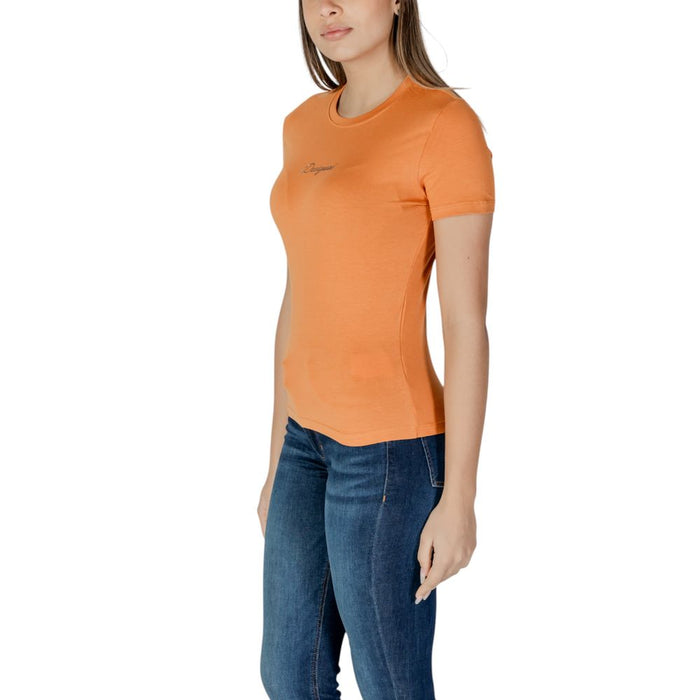 Desigual Orange Cotton Tops & T-Shirt