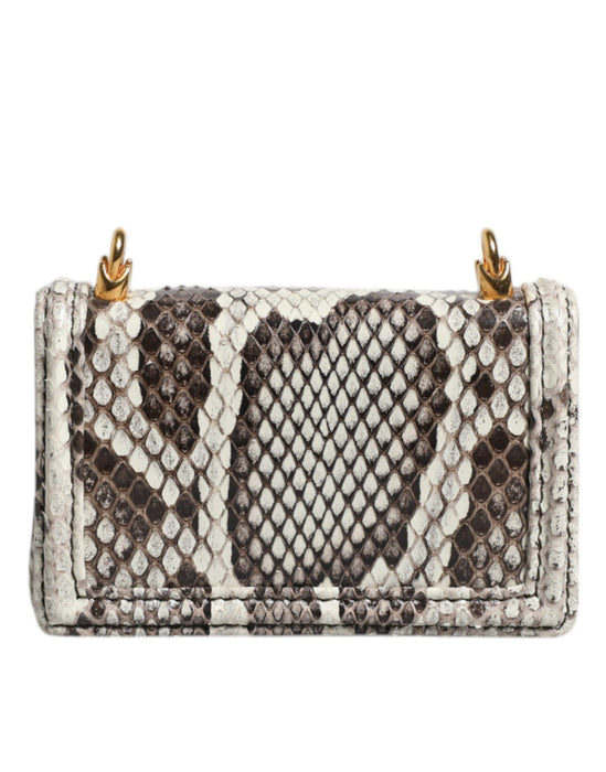 Dolce & Gabbana Multicolor Exotic Leather Devotion Card Holder Wallet