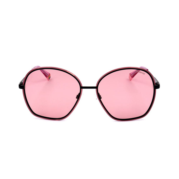 Polaroid Pink Metal Sunglasses