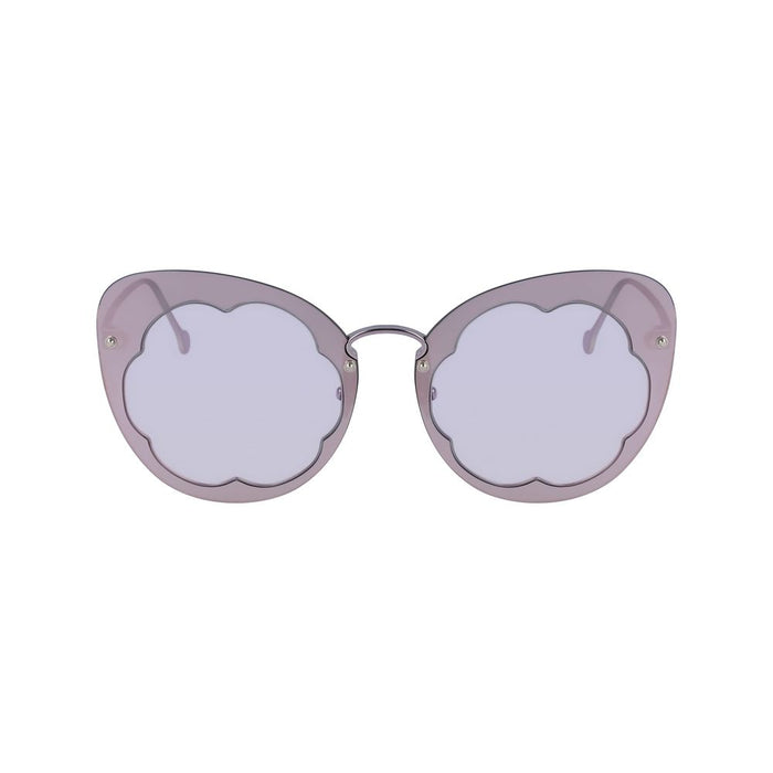 Salvatore Ferragamo Purple Metal Sunglasses