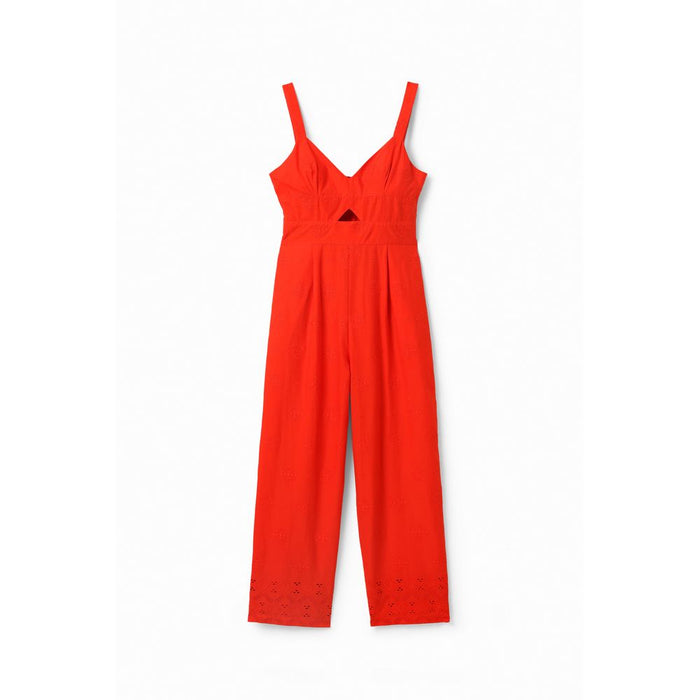 Desigual Orange Viscose Suits & Blazer