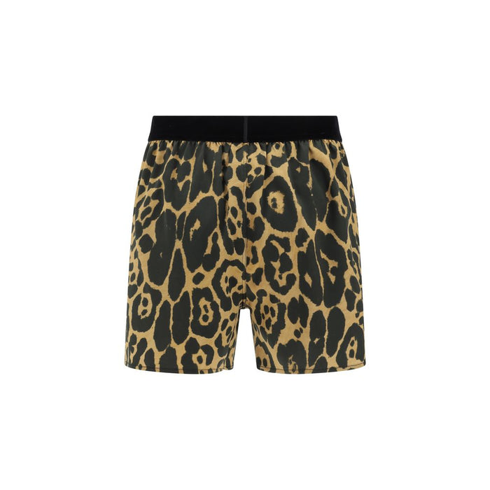 Tom Ford Leopard stretch Shorts