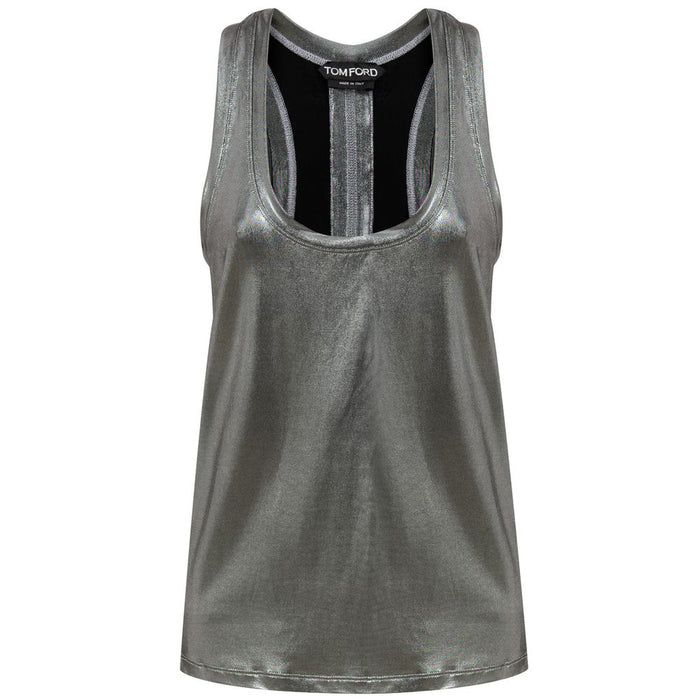 Tom Ford Silver Viscose Tops & T-Shirt