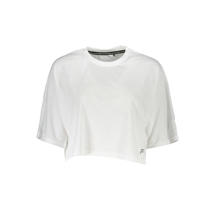 Fila White Polyester Women T-Shirt