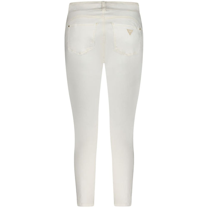 Guess Jeans White Cotton Women Jeans