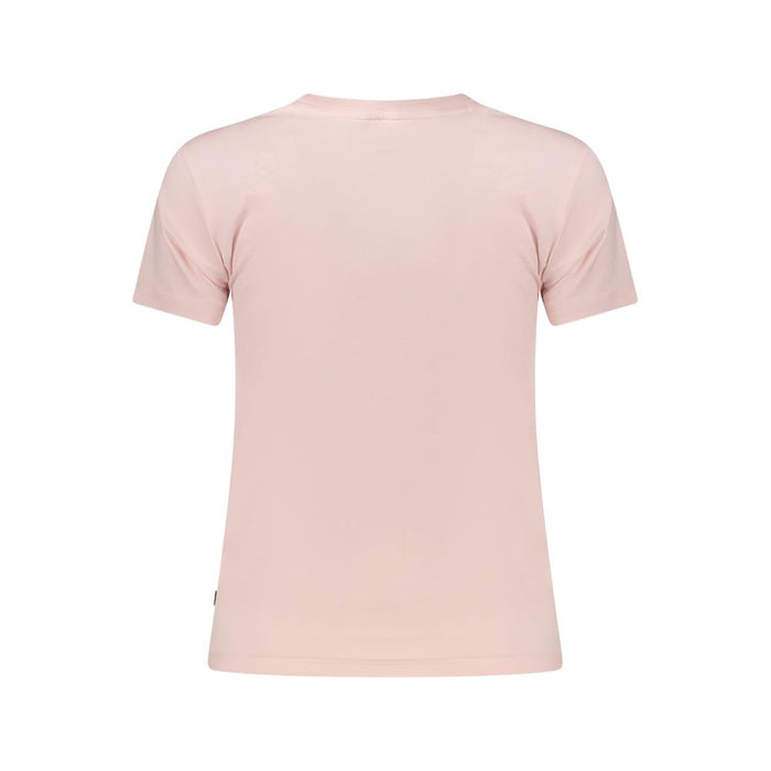 Guess Jeans Pink Cotton Women T-Shirt