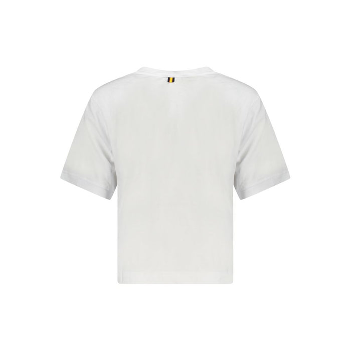 K-WAY White Cotton Women Top