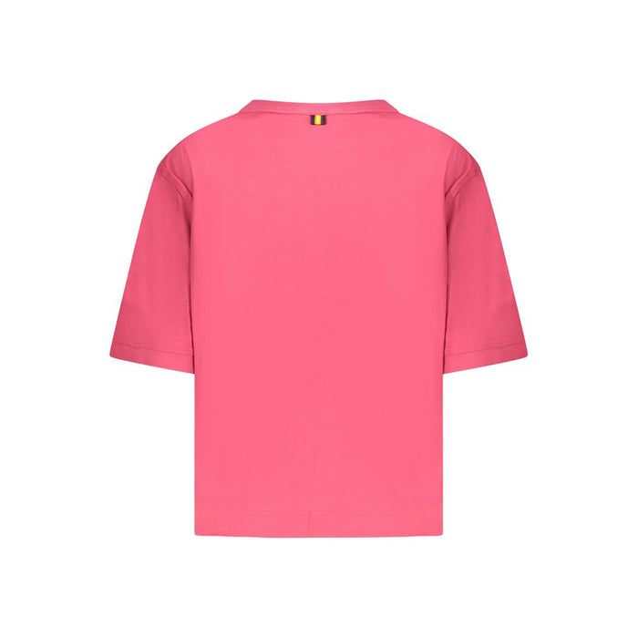 K-WAY Pink Cotton Women Top
