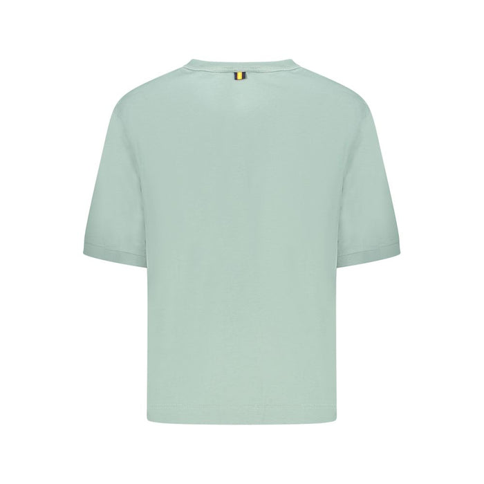 K-WAY Green Cotton Women Top