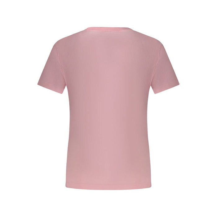 Guess Jeans Pink Cotton Women T-Shirt
